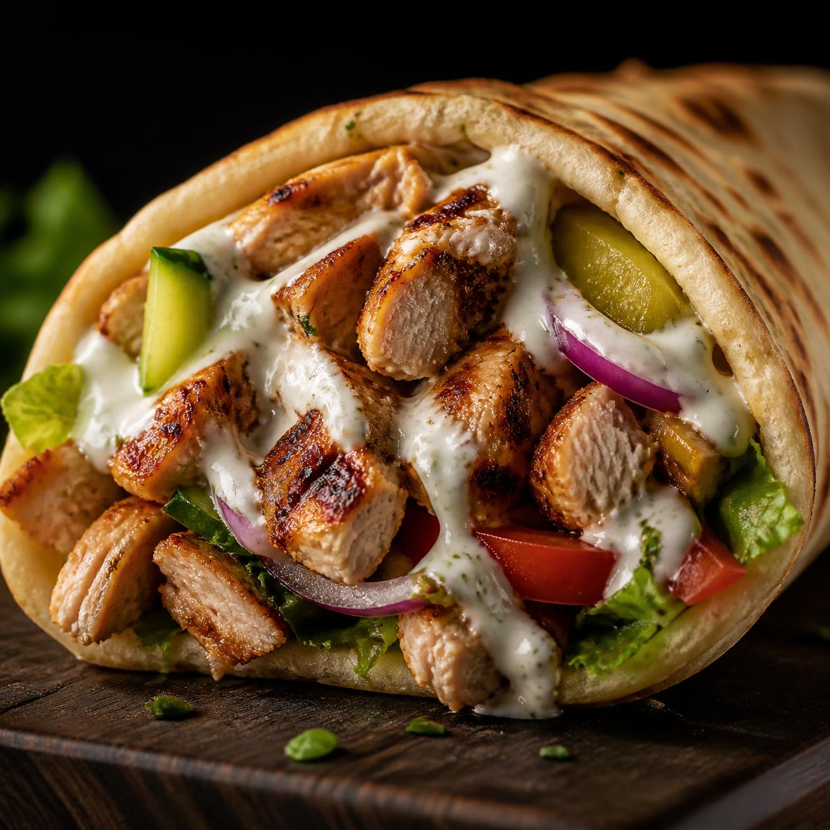 Plate Mixed — Shish Taouk & Shawarma