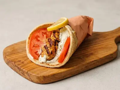 Pita / Wrap Souvlaki Chicken