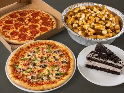 2 Pizzas COMBO DELUXE— 2x Medium