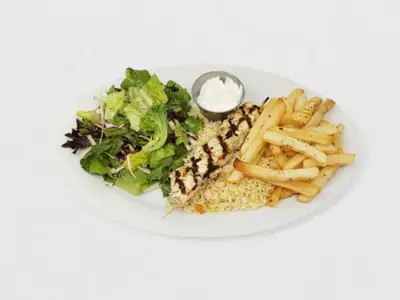 Plate Souvlaki Chicken