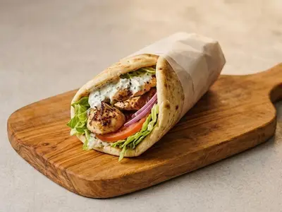 Pita / Wrap Souvlaki Pork