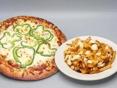 Combo A — Pizza Small 10" + small poutine